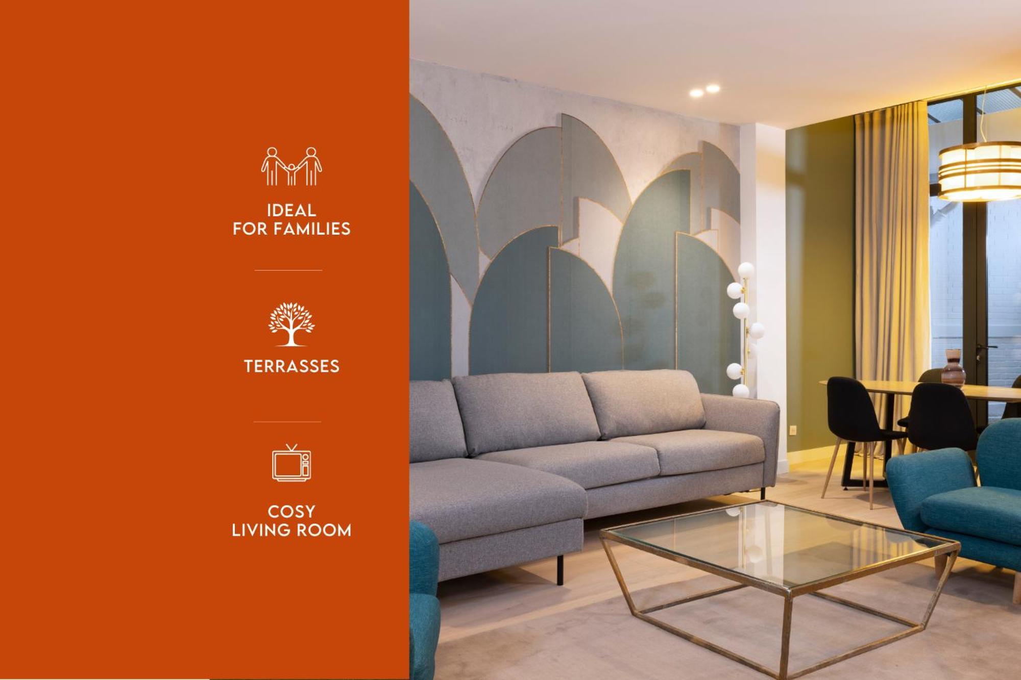 2 bedroom apartment Ground floor terraces 85m2