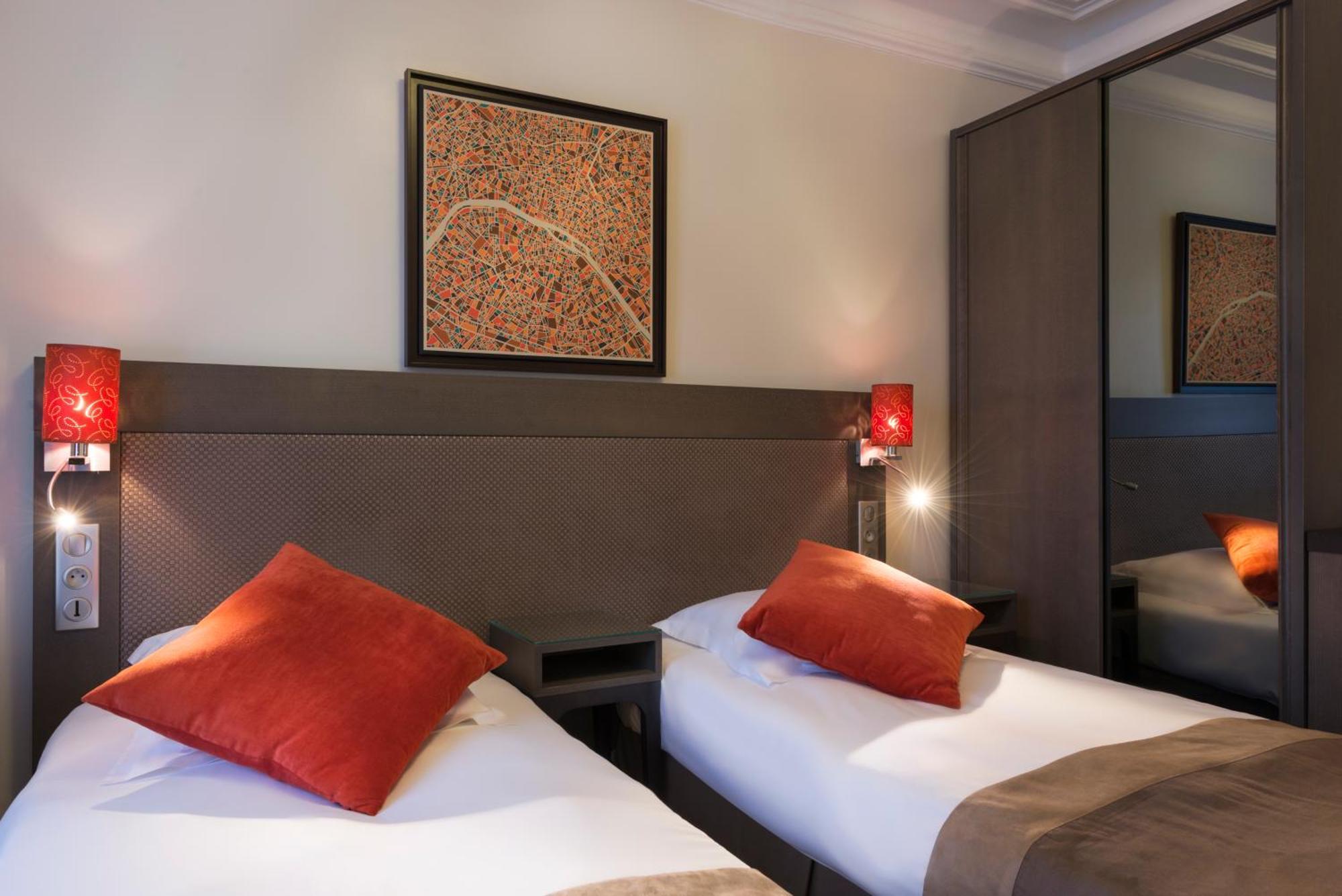 Chambre Supérieure Twin sur cour