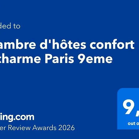 Chambre D'Hotes Confort Et Charme Paris 9Eme-2